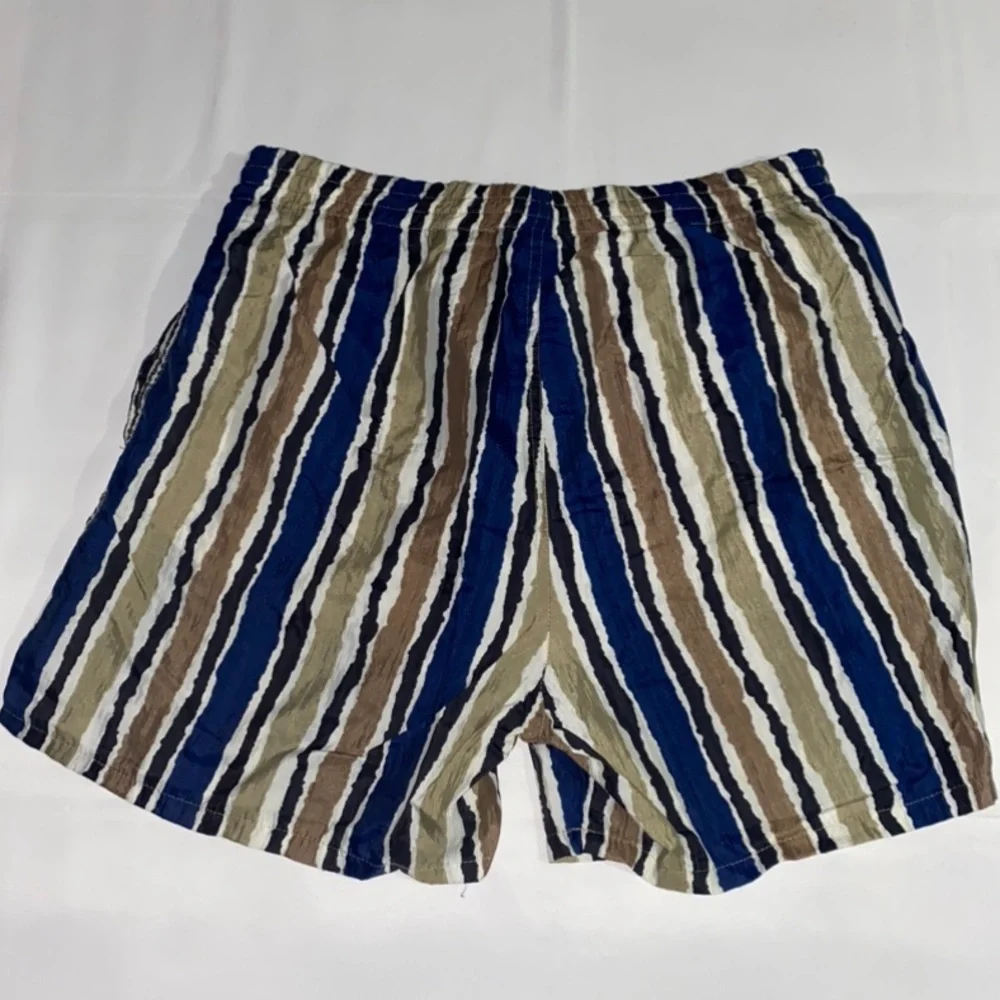 Vintage Activewear Givenchy Striped Swim Trunks